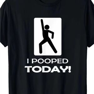 Black Graphic T-Shirt with Fun Print